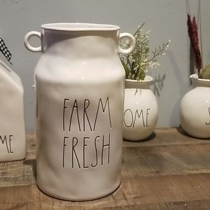 Rae Dunn FARM FRESH vase